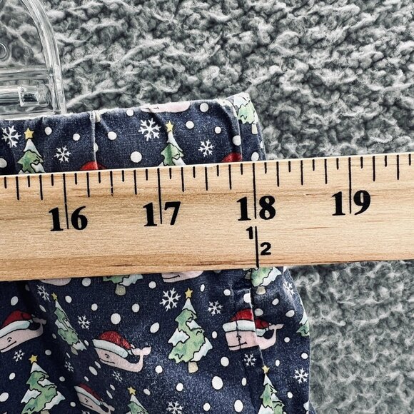 Vineyard‎ Vines Pajama Pants Mens XL Blue Christmas Whale Tree Holiday Lounge - Picture 9 of 12